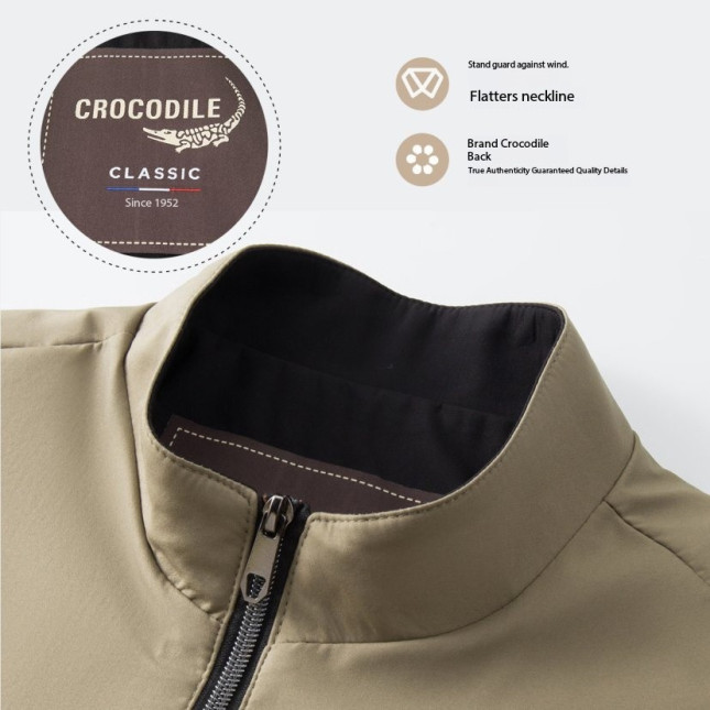 Crocodile Urban Khaki Business Jacket C54352073A-43